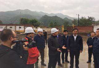 副省长孙雪涛对我院成县选矿厂拆除复垦项目进行现场调研